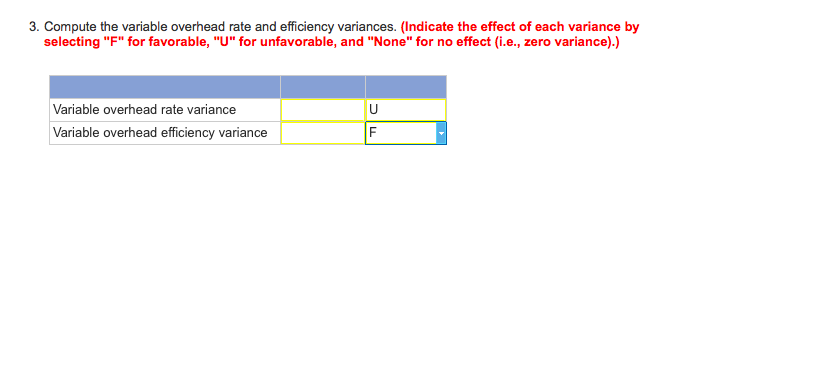 the actual costs incurred last year, are given below (per football): Standard