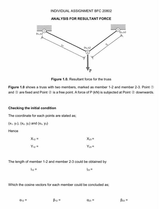 46 INDIVIDUAL ASSIGNMENT BFC 208... INDIVIDUAL ASSIGNMENT BFC 20802 ANALYSIS FOR RESULTANT