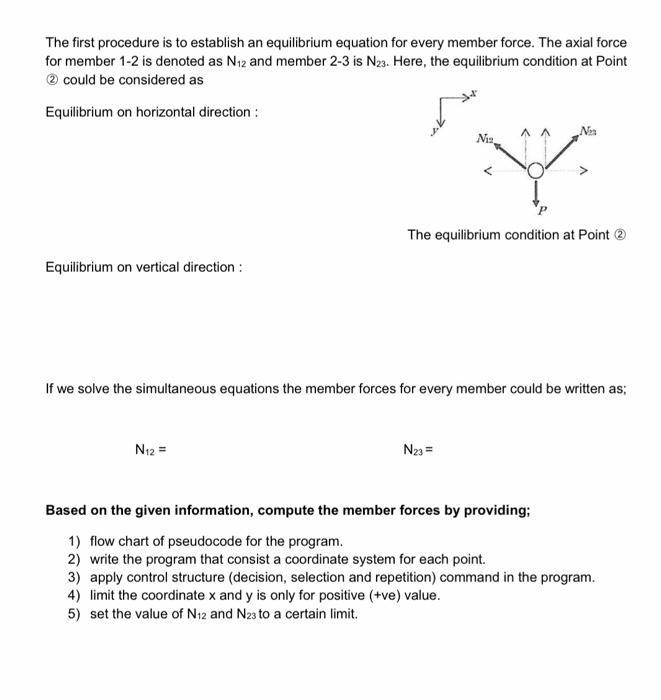 FORCE Figure 1.0. Resultat force for the truss Figure 1.0 shows a