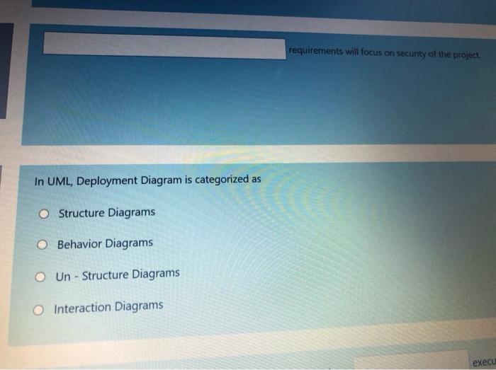  It is in software engineering please answer quickly I dont need