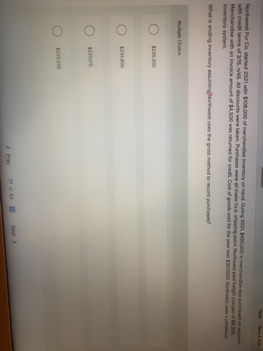  Help Save & E Northwest Fur Co. started 2021 with $108,000