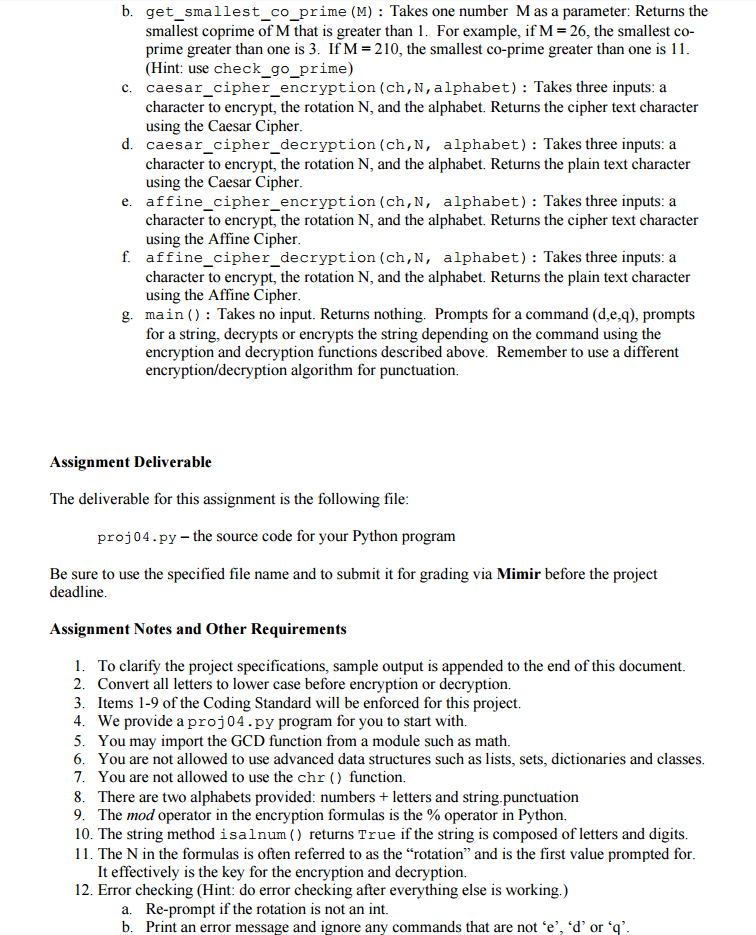 (int) 2. conditionals 3. iteration 4. strng The goal of this project