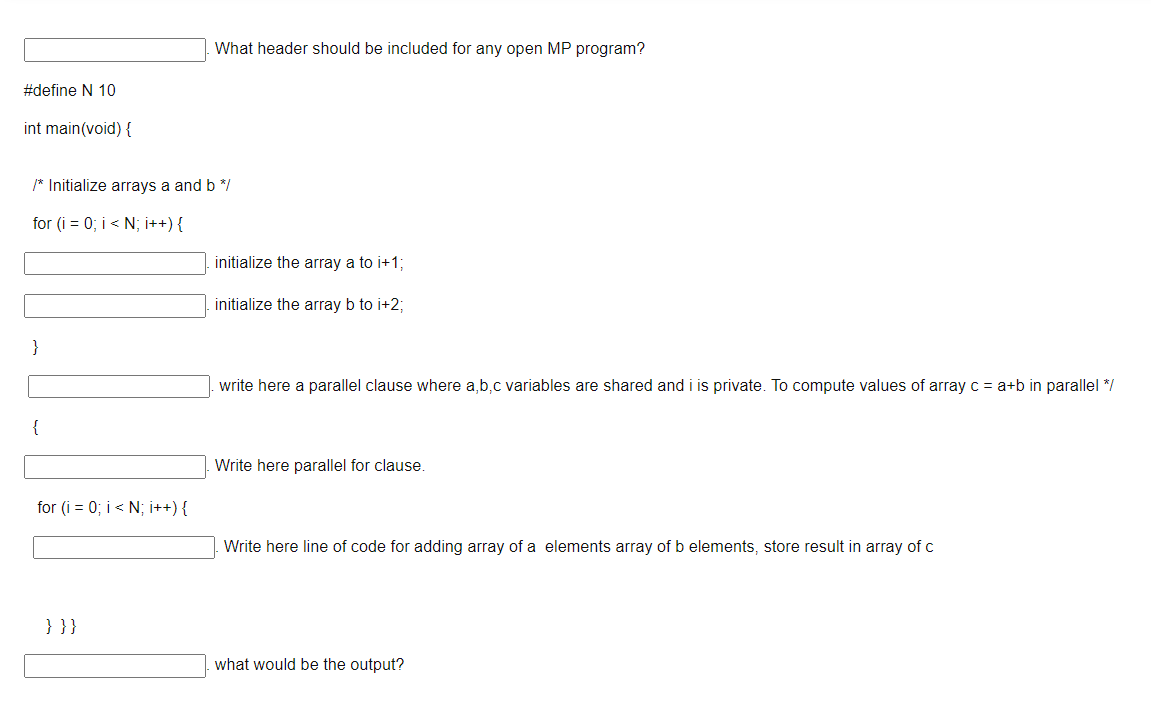 What header should be included for any open MP program? #define