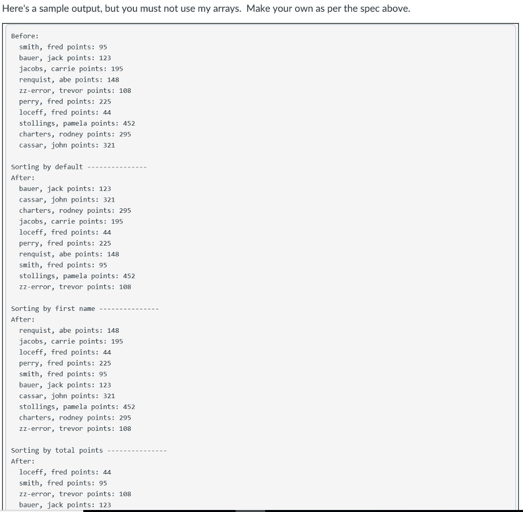 is easier because: 1. it uses material and code that you learned,