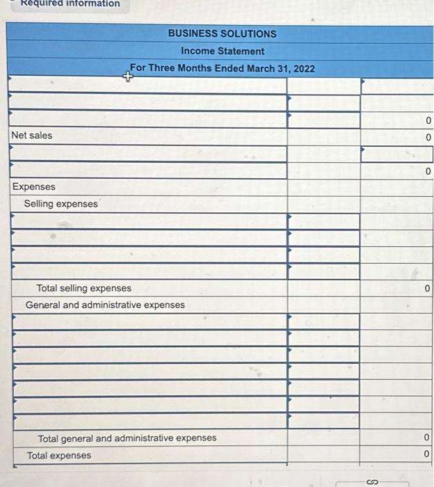 for each customer. The following chart of accounts includes the account number
