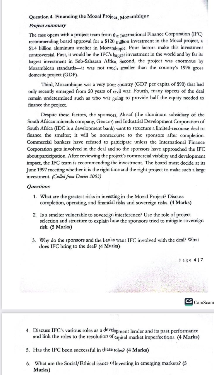  Discuss IFC's various roles as a development lender and its past