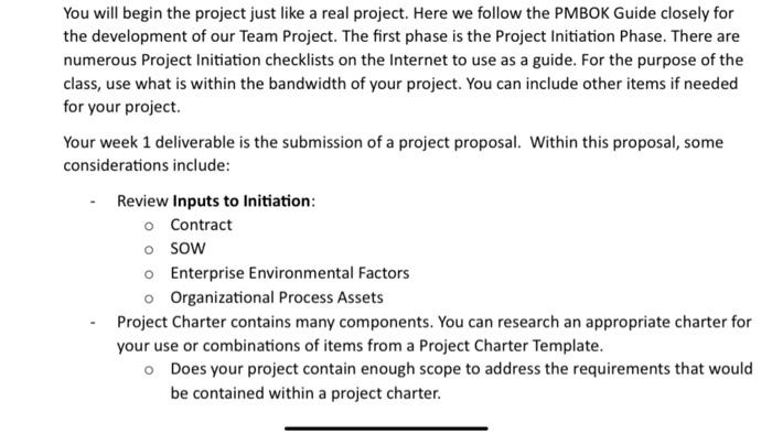 please provide this at the earliest You will begin the project just