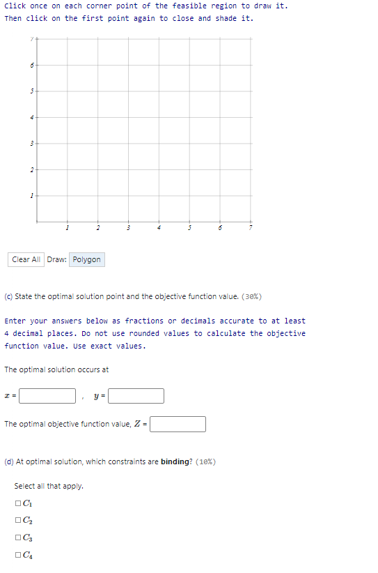 well for a thumbs up. Consider this linear program: Minimize Z =