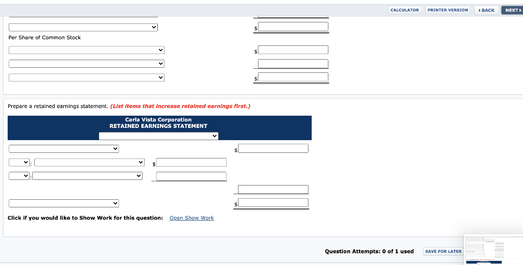 revealed the following information: Sales revenue Discontinued operations loss (net of tax)