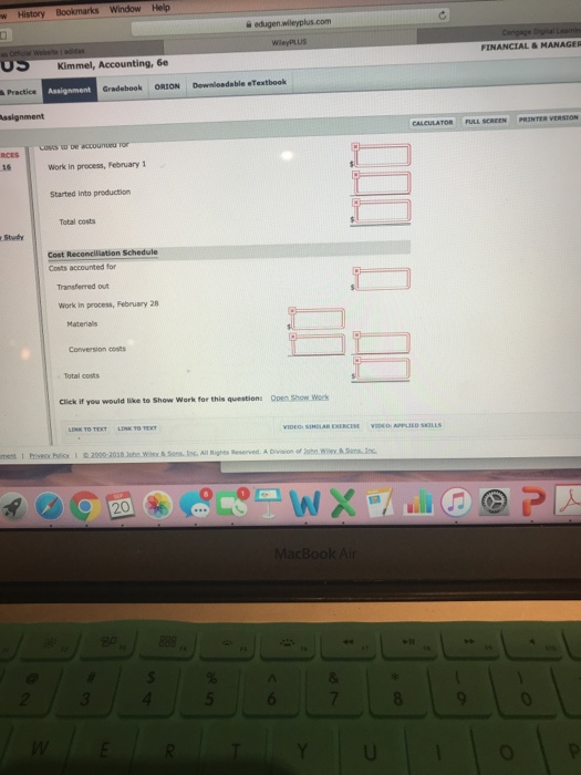 correct. Try again. The Welding Department of Healthy Company has the folowing