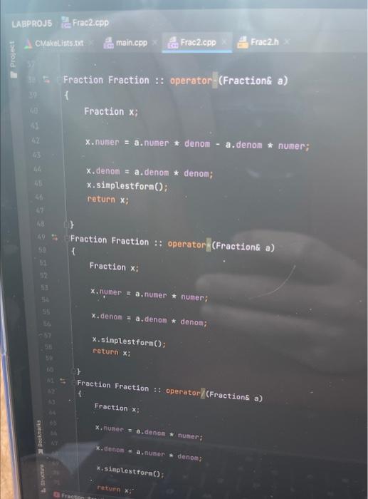 7/3 when the exececution sample is 7/3 +1/3 = 8/3 with subtraction