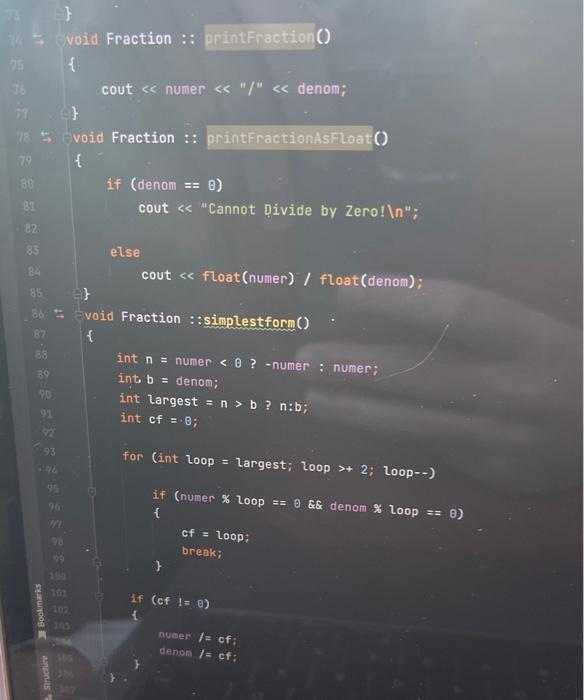 mulit and division as well #include using namespace std; #include "Frac2.h" int