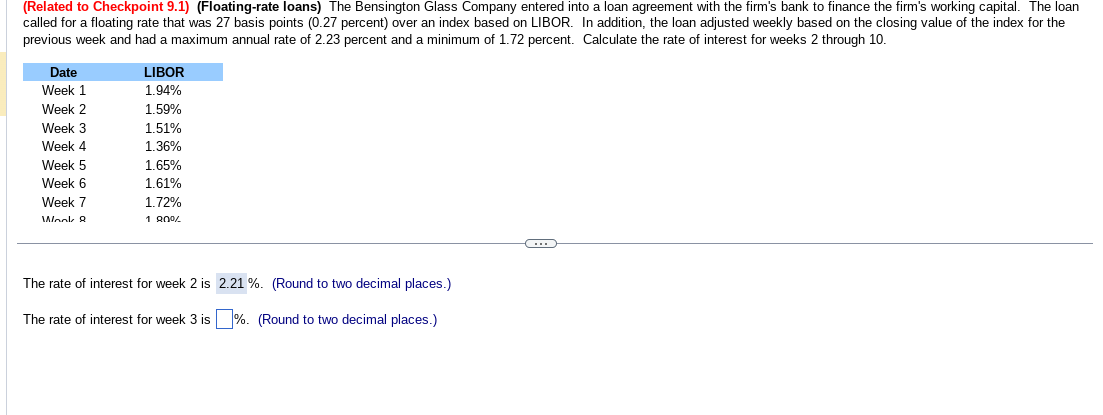 need help trying to figure how to solve week 3,4,5,6,7,8,9 (Related to