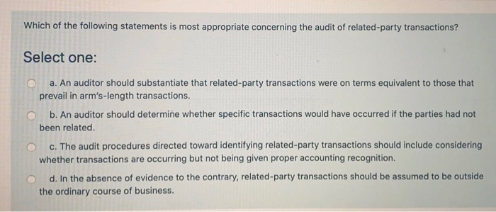 for a test of controls, the auditor would probably require a smaller