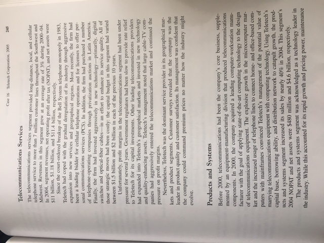 1. Compute the Cost of Equity using CAPM for both the telecommunications