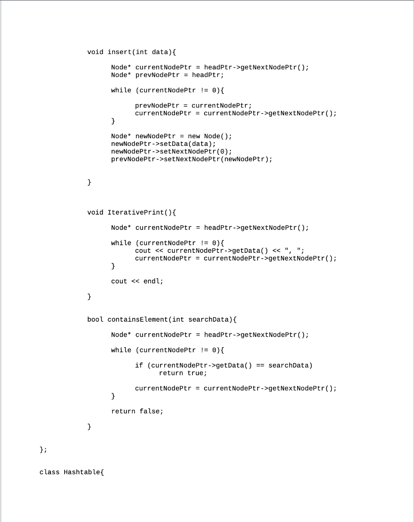 integer in an array of 'n' integers as well as print the