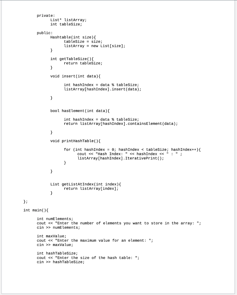 associated largest frequency. You are given a singly Linked List-based implementation of