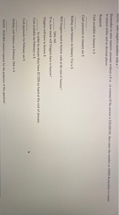 of shoes for $220 each in February. Sales are 25% cash and