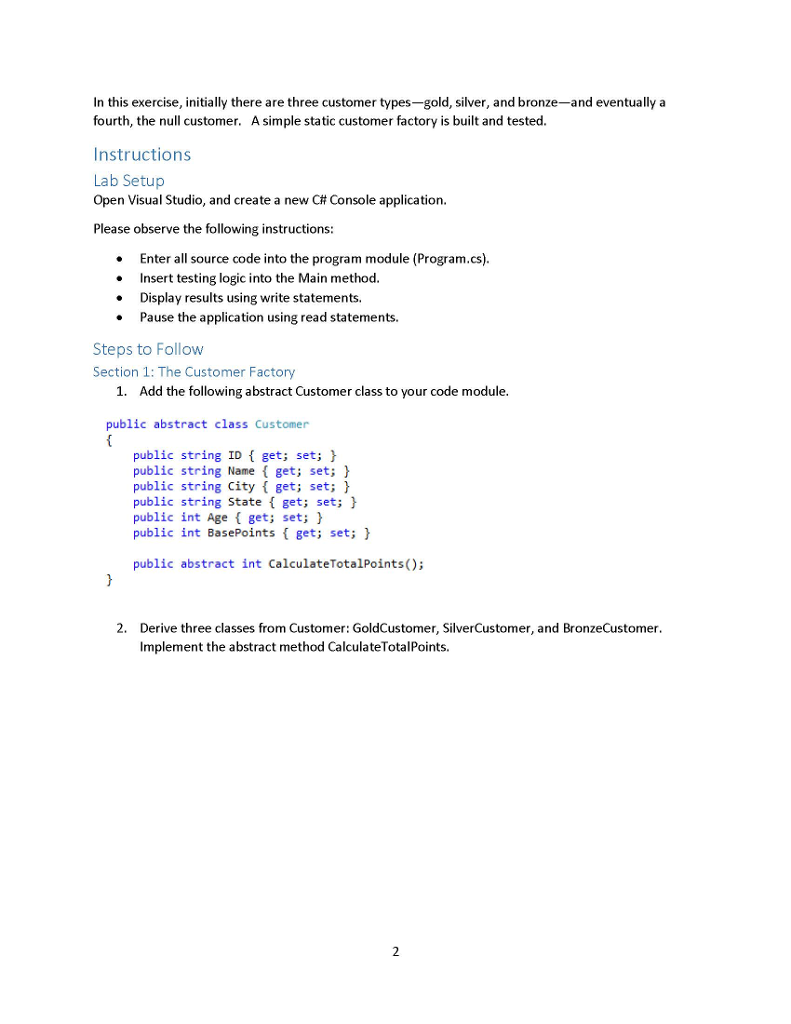 a creational design pattern, defines a method for creating objects extending a