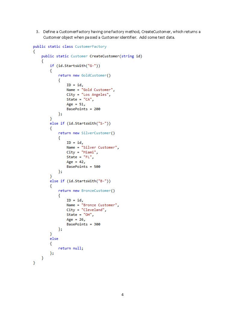 Pattern models null behavior This assignment demonstrates the Factory Method Pattern by