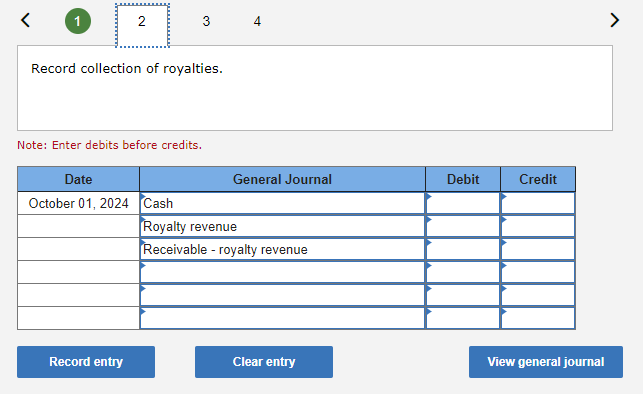Publishing, Incorporated Royalties are 10% of net sales, receivable on October 1
