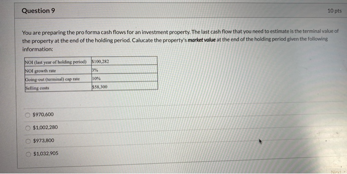 Use the following information to value the property using the EGIM provided.
