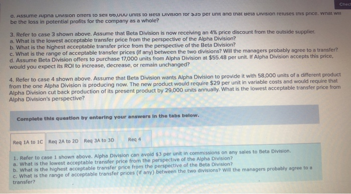 on their own division's return on investment (ROI). Assume the following information
