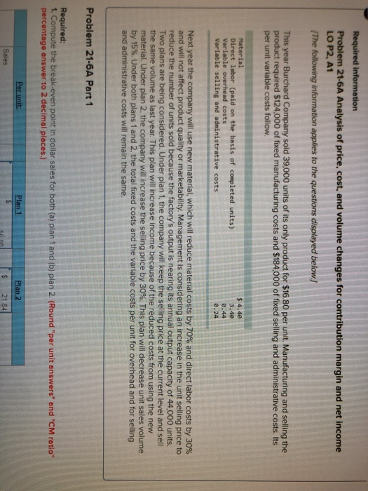  Part 1 and 2 solve it with exact same method Required