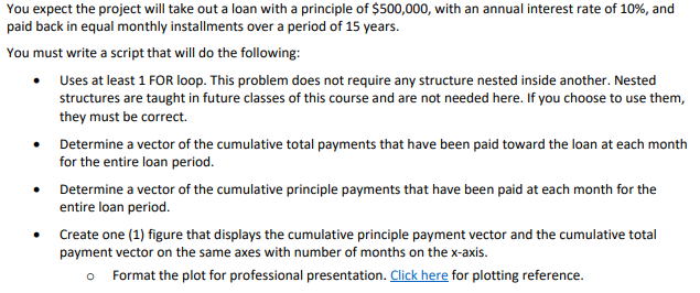 indexing. Be sure to follow good programming standards in your script. Engineers