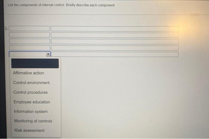 Please pick up the appropriate 5 terms only then its answers, and