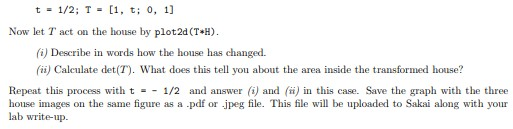 % a sample matrix X representing common figures. % Then, for various