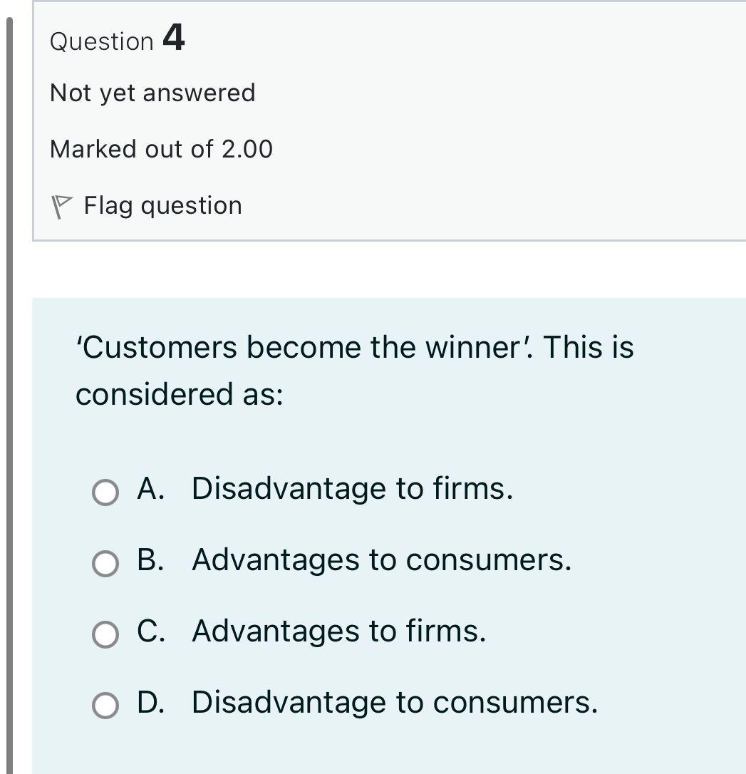 Time left 0:58:4 Question 2 Not yet answered Marked out of 2.00