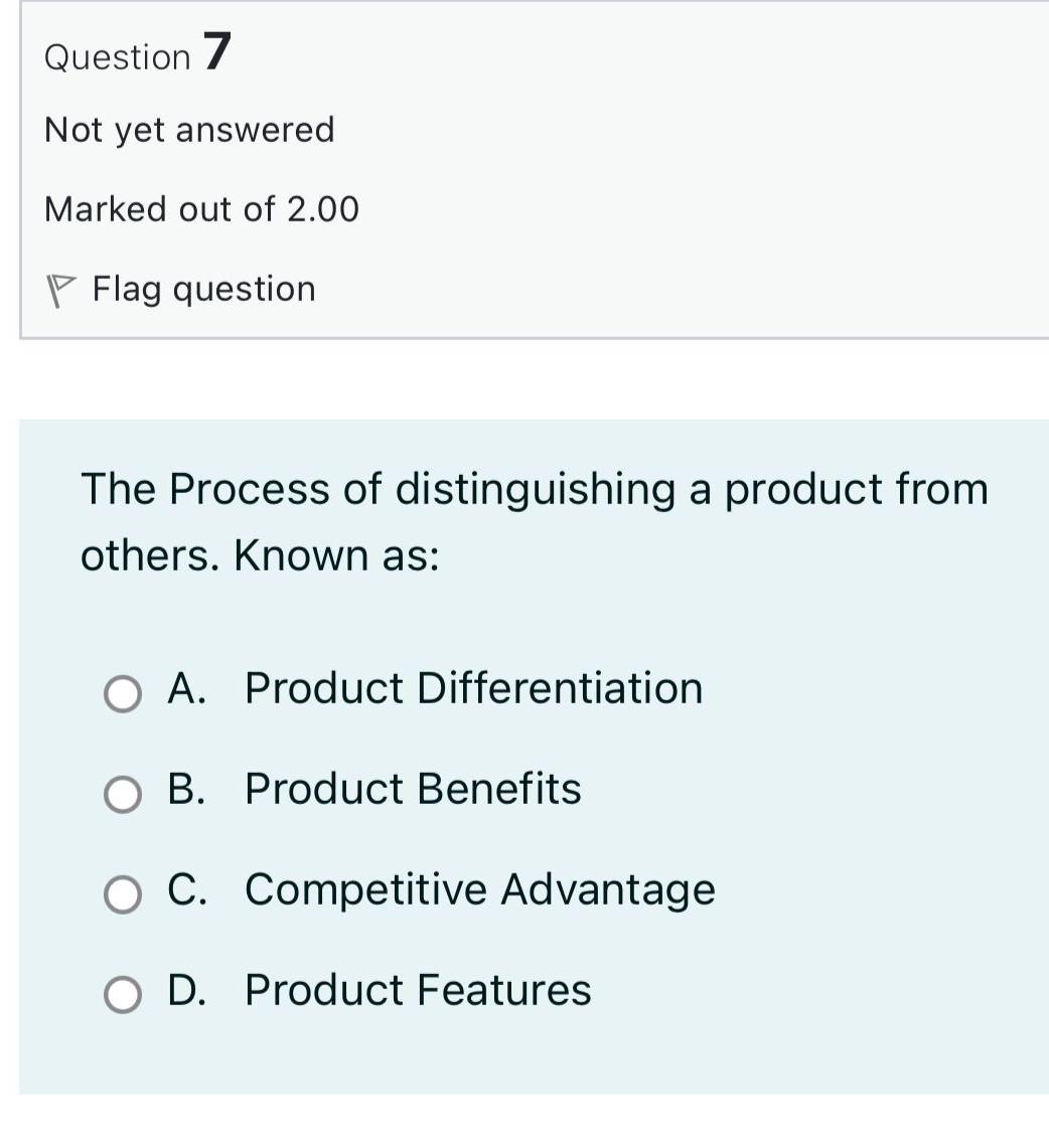 OD. None of them Question 3 Not yet answered Marked out of