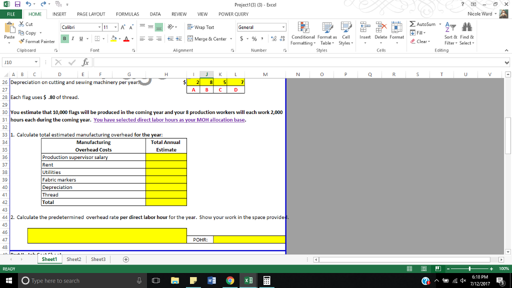 POWER QUERY Nicole Ward S Cut Calibri Wrap Text Fill Clear Copy