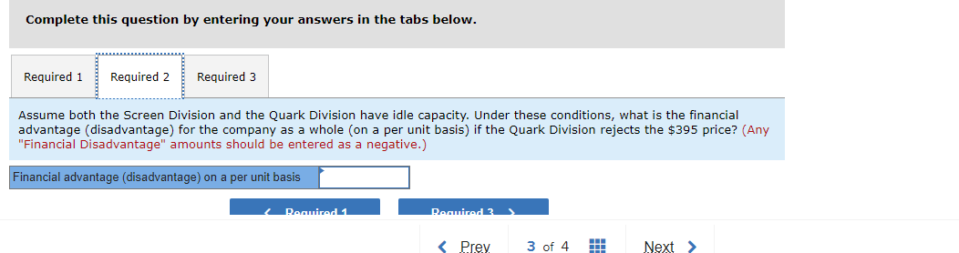 show how you arrived to the answer. Thank. Stavos Company's Screen Division