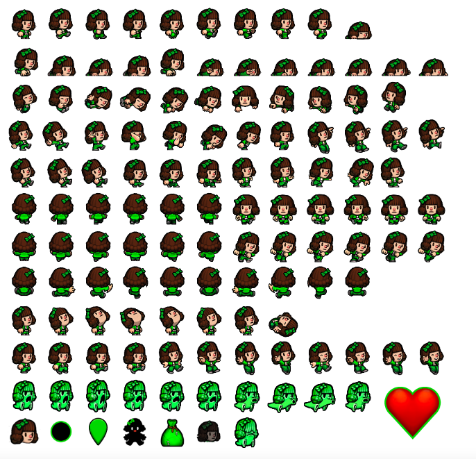 enrite eheate fartunin of the nlauahle charartere in the aame Cnalunku A