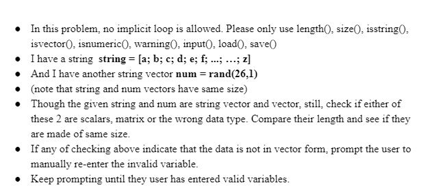 this is a matlab problem. please use matlab to solve the problem.
