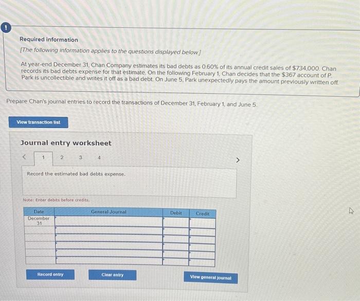 Need help solving journal entrys. All information provided. Required information [The following