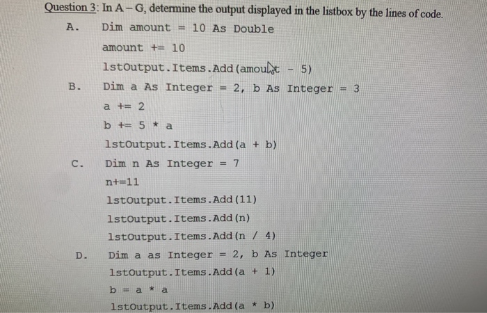 la: Write a single statement to define x as decimal and the