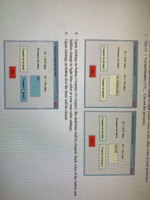 me referring to? Question 2a: What IsttBox.Items.Clear() is used for? Question 2b:
