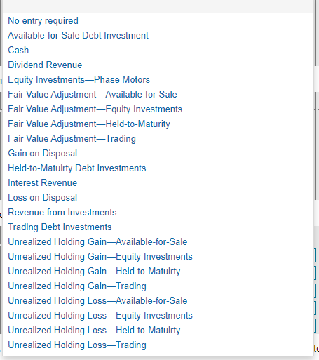 investment. Include an explanation for each entry. 3. Post all 2018 transactions