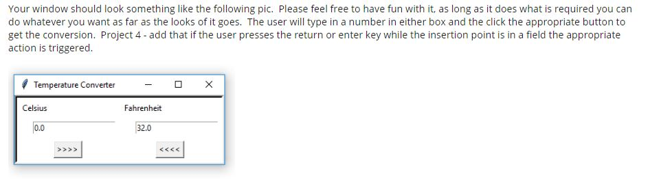  Python II.........need asap please Write a GUI-based program that allows the