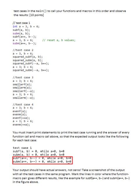 of a macro is simply used to replace a macro-call during the