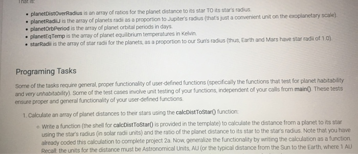 const RADIUS_JUPITER = 43441.0; //miles double const RADIUS_EARTH = 3959.0; //miles //