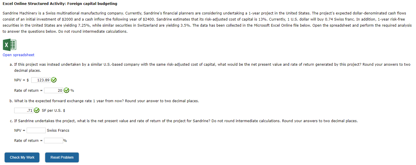 For C. NPV(SF) does not equal 288.7, 27.92, or 55.6. Rate of