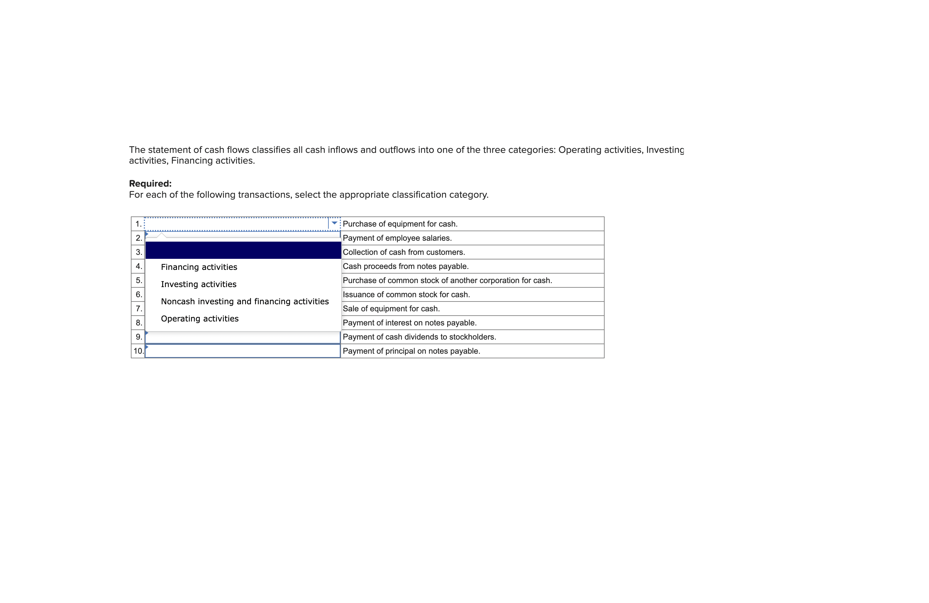 PLEASE HELP ITS URGENT THOSE ARE THE ANSWER CHOICES FOR ALL OF