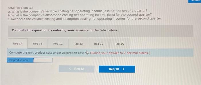 Getting the company through its first quarter of operations placed a considerable