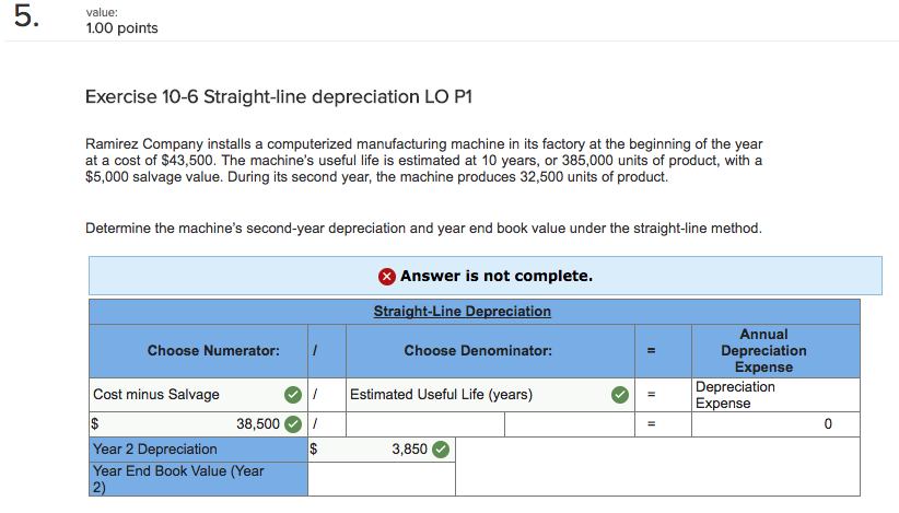 Can Someone please tell me what im doing wrong 5 value: 1.00