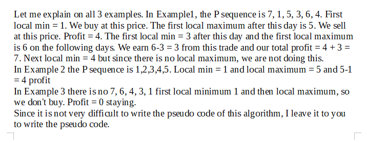 think like this. If you were allowed to buy only once and