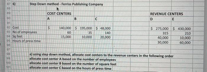 help me please 87 6) 88 Step Down method - Ferriss Publishing